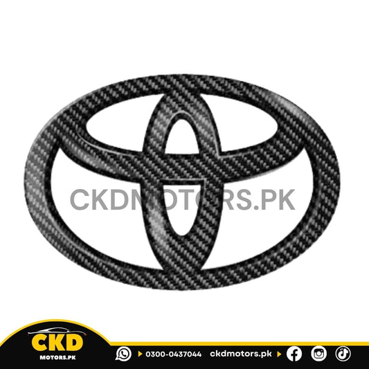 Toyota Carbon Fiber Steering Logo
