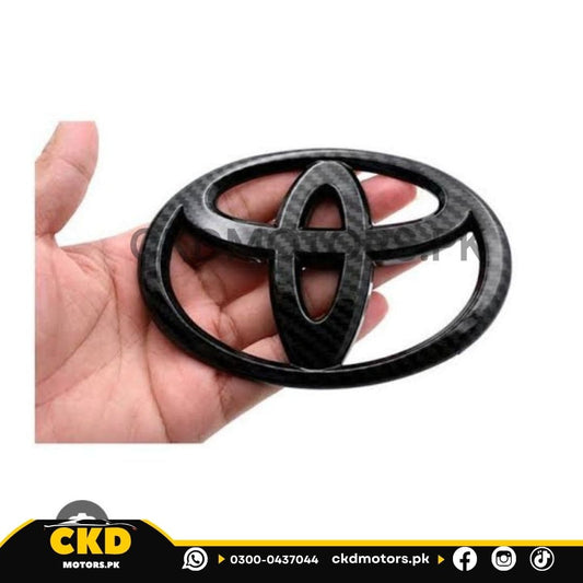 Corolla X Front and Back Carbon Fiber Logos 2014 - 2023