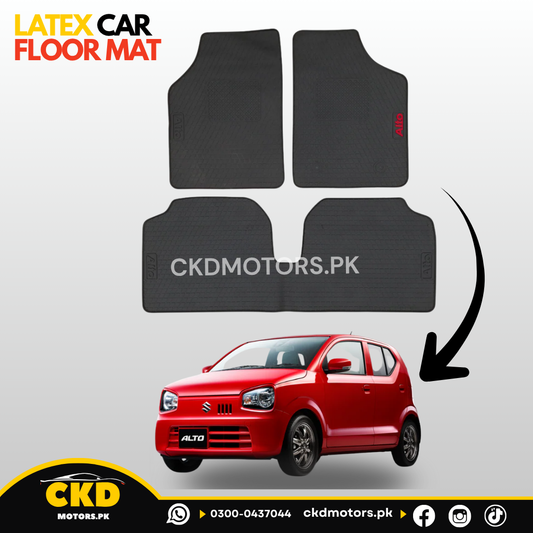 SUZUKI Alto 2014 2025 PRESENT LATEX RUBBER CAR FLOOR MAT