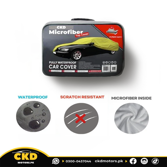 Toyota Aqua Model 2016-2018 Microfiber Car Top Cover