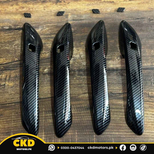 Hyundai Sonata 2021-24 Carbon Fiber Door Handles Covers