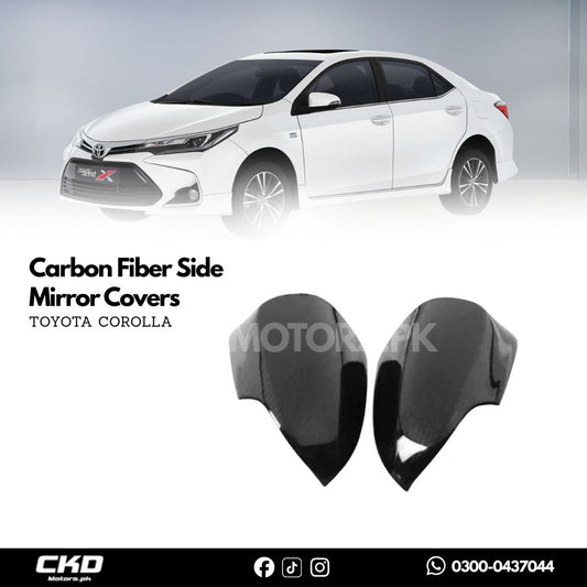 Toyota Yaris 2020-24 Carbon Fiber Side Mirror Covers
