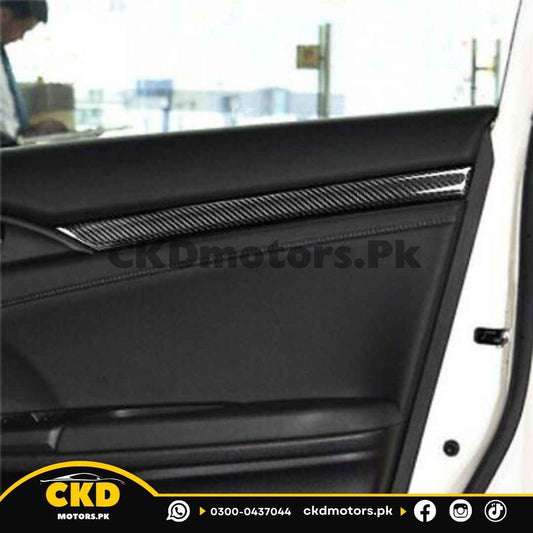 Honda Insight Carbon Fiber Door Interior Trims | 2018-21