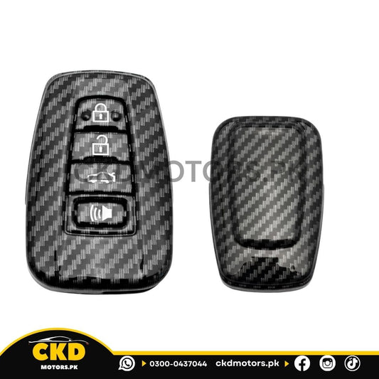 Toyota Corolla Grande Carbon Fiber Key cover For 2017-2021