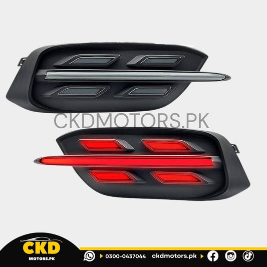 Honda Civic X Porsche Design Rear Bumper DRL