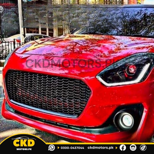 Suzuki swift Honey Comb Style Grill Carbon Fiber  2022-2025