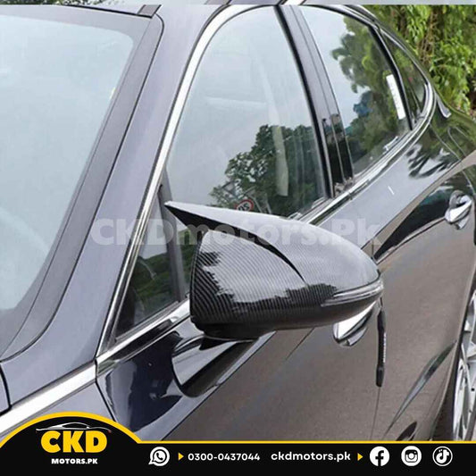Hyundai Sonata 2021-24 Carbon Fiber Batman Style Side Mirror Covers