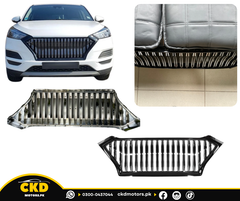 Chrome Front Bumper Grill For Tucson 2020-2024