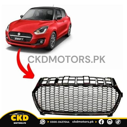 Suzuki swift Honey Comb Style Grill Carbon Fiber  2022-2025