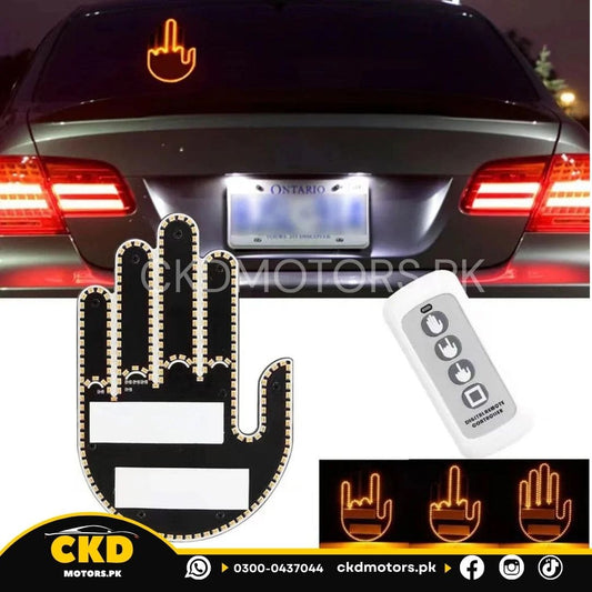 Universal Funny Window Hand Gesture Light