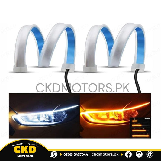 Universal Eyebrows Light With Running Turn Signal.