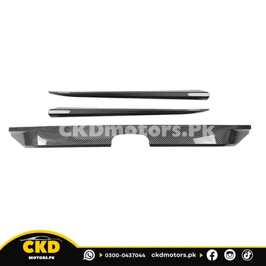 Honda Civic 11 Gen Carbon Fiber Front Grill Trims | 2022-24