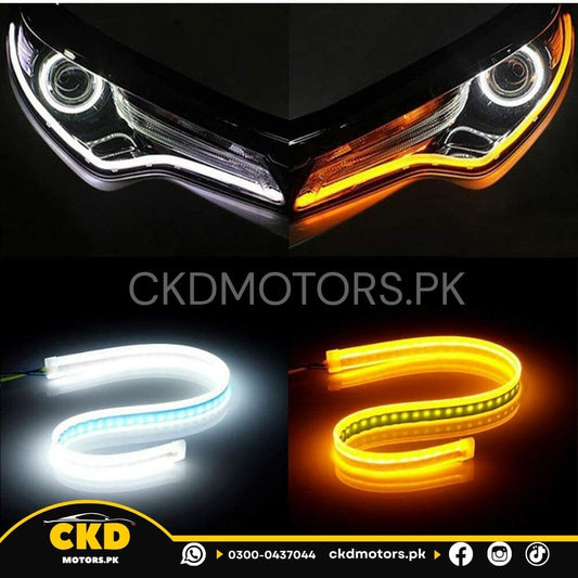 Universal Eyebrows Light With Running Turn Signal.