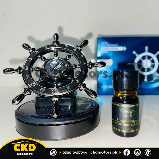 Car Solar Pirate Rotating Wheel With Fragrance