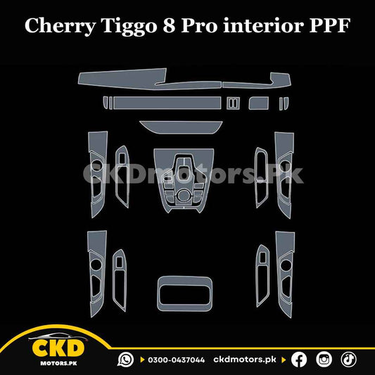 Cherry Tiggo 8 Pro 2022-24 Interion Paint Protection Film | PPF