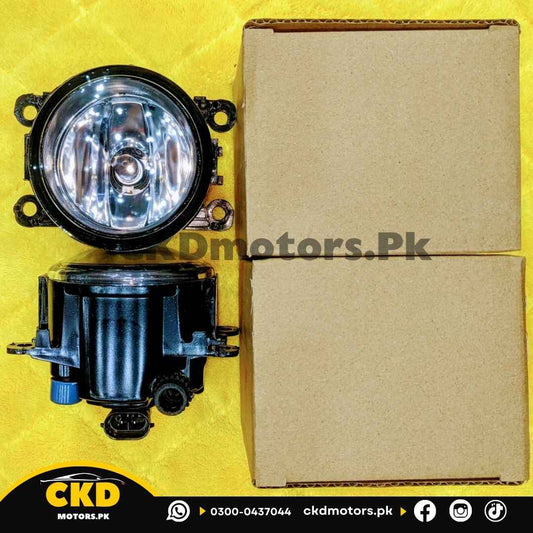 Toyota Vitz Fog Light Lamps With Halogen Bulb | 2011-20