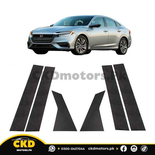 Honda Insight 2019-21 Carbon Fiber Window Pillars Trims