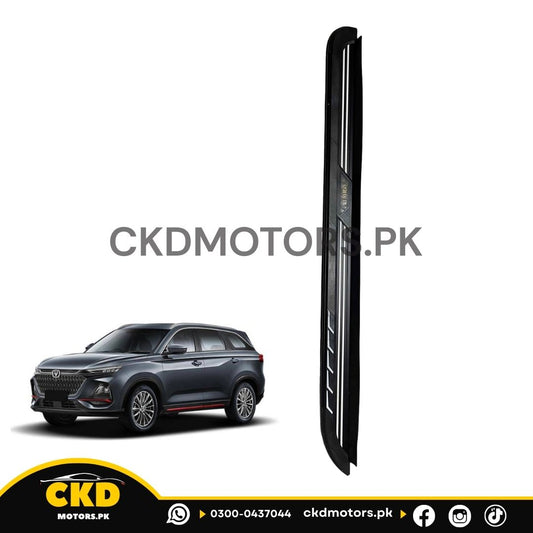 Oshan X7 Side Steps – Premium Aluminium Foot Boards for Easy Access & Style