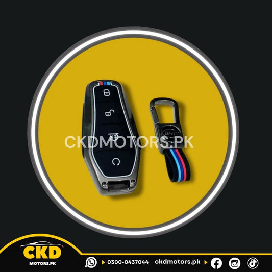 Metal Key Cover for BYD Atto 3 – Stylish