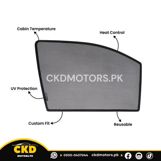 QS Window Sun Shades (Car Pardy) For Suzuki New Swift 2017-2025 Hatchback