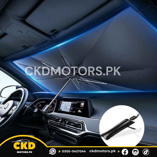 Car Umbrella Sun Shade Cover for Haval H6 (2022–2025) – Foldable Windshield UV & Heat Protection Shield