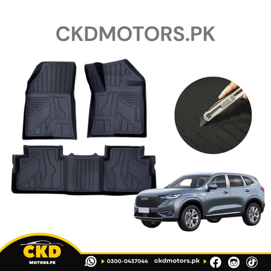 Haval H6 2021-2024 TPE Floor Mats – Premium All-Weather Custom Fit Car Mats