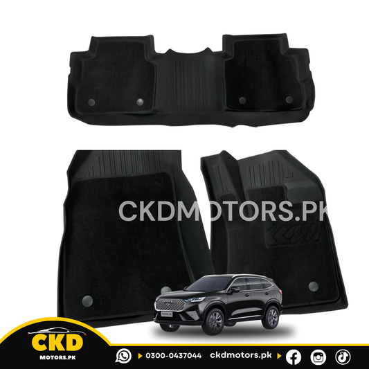 TPE + Carpet Floor Mat for Haval H6 – Custom Fit Luxury All-Weather Mats