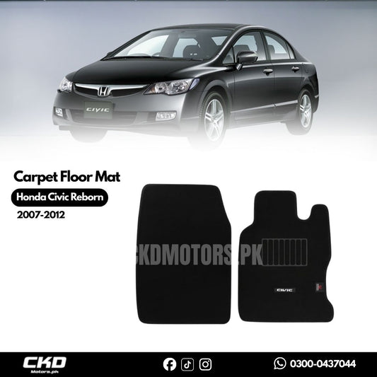 Carpet Car Floor Mat For Honda Civic Reborn 2007–2012
