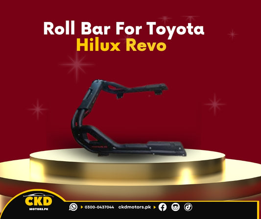 Toyota Hilux Revo Double Pipe Roll Bar – Hamer Night Fury (Bazooka Style)
