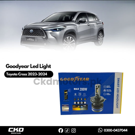 Goodyear | 200W | LED Foglamp Light | for Toyota Cross (2023-2024)