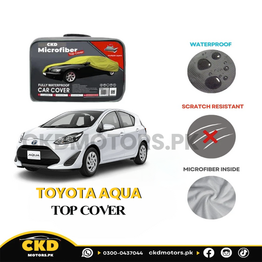 Toyota Aqua Model 2016-2018 Microfiber Car Top Cover