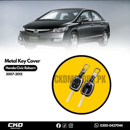 Metal Key Cover for Honda Civic Reborn 2007-2012