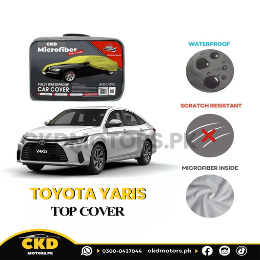 Toyota Yaris Microfiber Car Top Cover 2019 - 2023