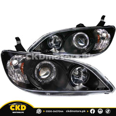 Honda Civic 2005 Smoke Head Lights | 2004-2006