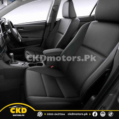 Toyota Corolla X Black Leather Car Seats Covers | 2015-24