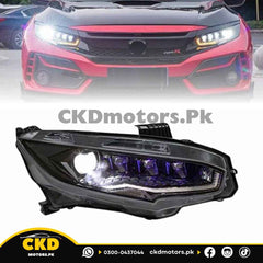 Honda Civic X Transformer Style Head Lights | 2016-21