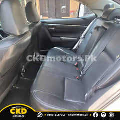 Toyota Corolla X Black Leather Car Seats Covers | 2015-24