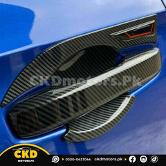 Honda Civic 2022-24 Carbon Fiber Outer Door Handles Bowl Trims