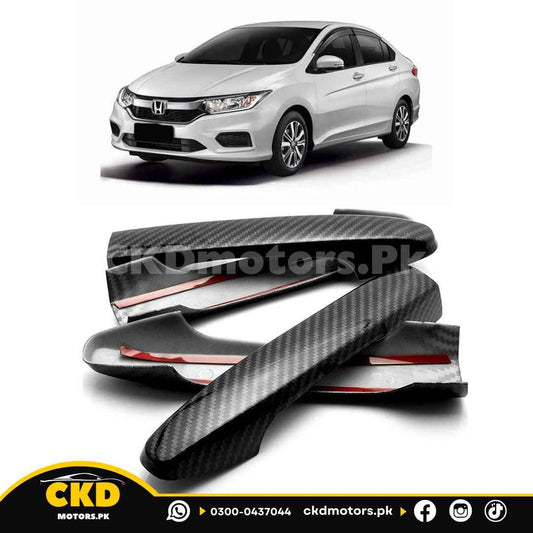Honda City 2021-24 Carbon Fiber Door Handles