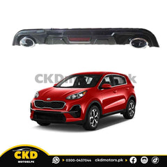 KIA Sportage 2020-24 Carbon Fiber Rear Bumper Diffuser