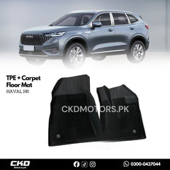 TPE + Carpet Floor Mat for Haval H6 – Custom Fit Luxury All-Weather Mats