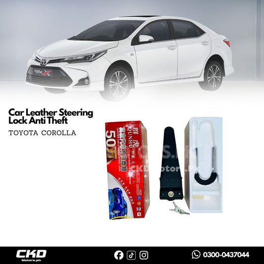 Car Leather Steering Lock Anti Theft