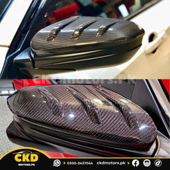 Honda Civic X Carbon Fiber Mugen Style Side Mirror Covers