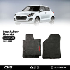 Suzuki Swift New 2022-2025 Premium Latex Rubber Car Floor Mats