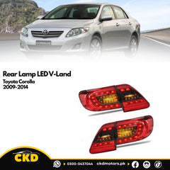 Rear Lamp LED V-Land For Toyota Corolla 2009-2014