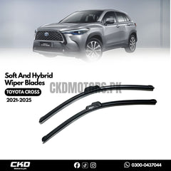Soft and Hybrid Car Wiper Blades For Toyota Cross 2021-2025