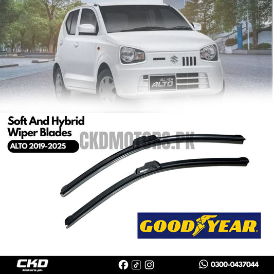 Soft and Hybrid Wiper Blades For  Alto 2019-2025