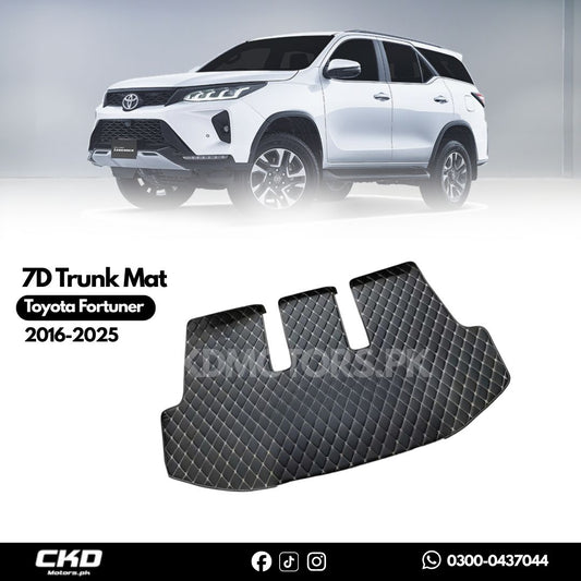 7D Trunk Mat For Toyota Fortuner 2016-2025