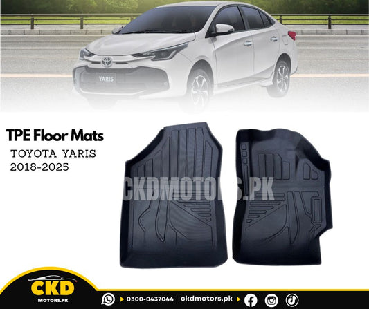 TPE Floor Mats For toyota Yaris 2020-2024