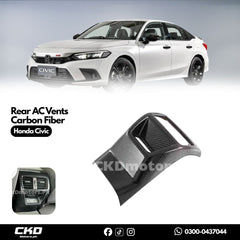 Honda Civic 2022-24 Rear AC Vents Carbon Fiber